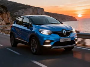 Mężczyzna sprawdza smartfon obok elektrycznego SUV-a BYD Tang zaparkowanego na nowoczesnej stacji ładowania.